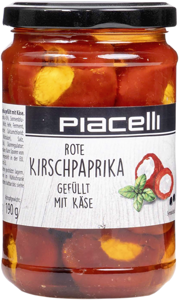 Перец в рапсовом масле Пиачелли пепперони с сыром Алми С.А. с/б, 280 г