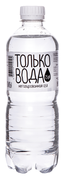 Вода негаз рН 7,1-7,9 Только вода природная питьевая ЭКО-Лаб п/б, 0.5 л