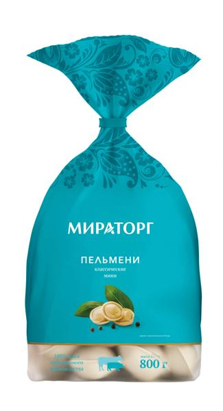 Пельмени замороженные Мираторг классические мини СКК м/у, 800 г