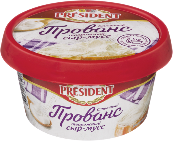 Сыр творожный Президент сливочный Ефремовский МСК м/у, 120 г