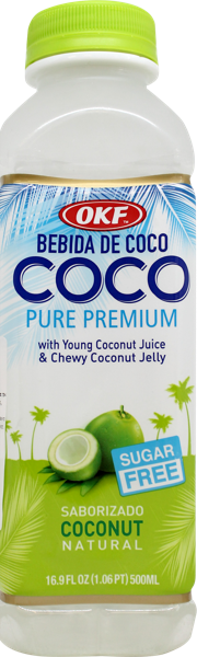 Напиток без сахара негаз ОКФ кокосовая вода ОКФ Корпорейшн п/б, 0,5 л