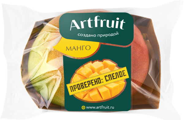 Плод Артфрут манго спелый к/у, 1 шт