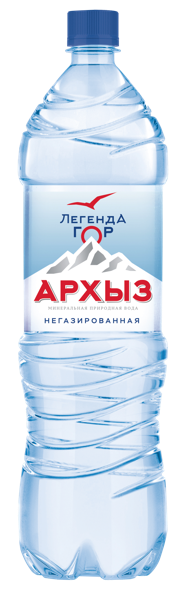 Мин вода негаз рН 7,0 Легенда Гор Архыз питьевая Аквалайн п/б, 1.5 л