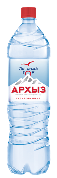 Мин вода газ рН 7,5 Легенда Гор Архыз питьевая Аквалайн п/б, 1.5 л