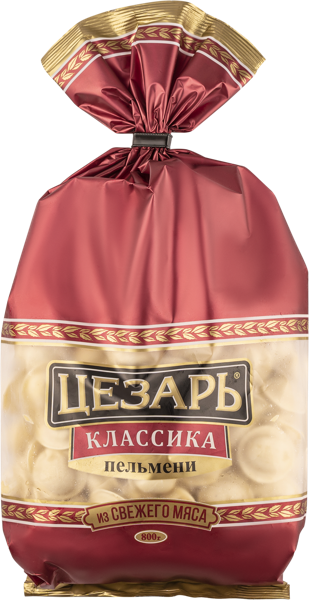 Пельмени замороженные Цезарь Классические говядина свинина Морозко ООО м/у, 800 г