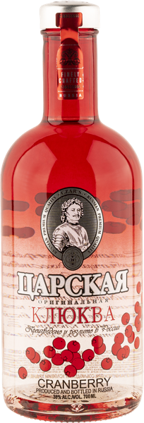 Настойка Спирт Люкс 40% Царская оригинальная клюква Ладога с/б, 0,7 л