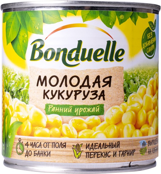 Кукуруза Бондюэль молодая Кубанские консервы ж/б, 425 г