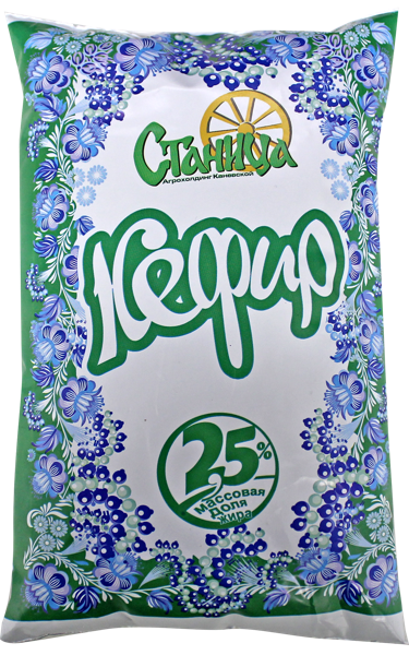 Кефир 2,5% Станица Кубанская Станица м/у, 900 мл