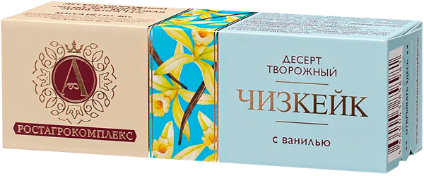 Десерт творожный 15% РостАгроКомплекс чизкейк с ванилью А.РостАгроКомплекс кор, 40 г
