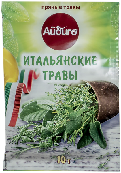Приправа Айдиго итальянские травы Айдиго м/у, 10 г