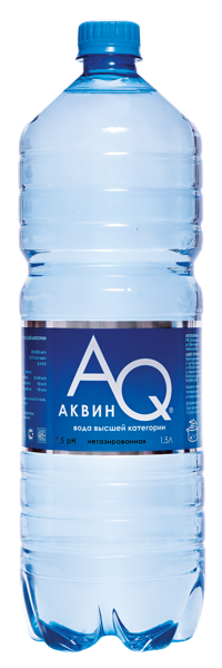 Вода газ pH 7,5 Аквин природная питьевая ЭКО-Лаб п/б, 1.5 л