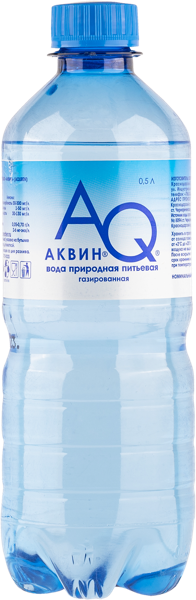 Вода газ pH7,5 Аквин Природная питьевая г.Лабинск ЭКО-Лаб п/б, 0,5 л