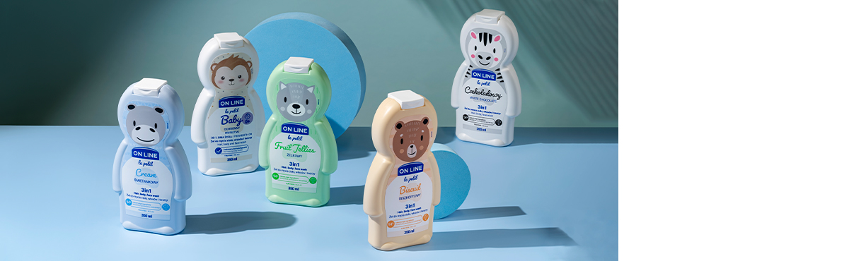 - 24% на детские гели для душа «Он лайн»