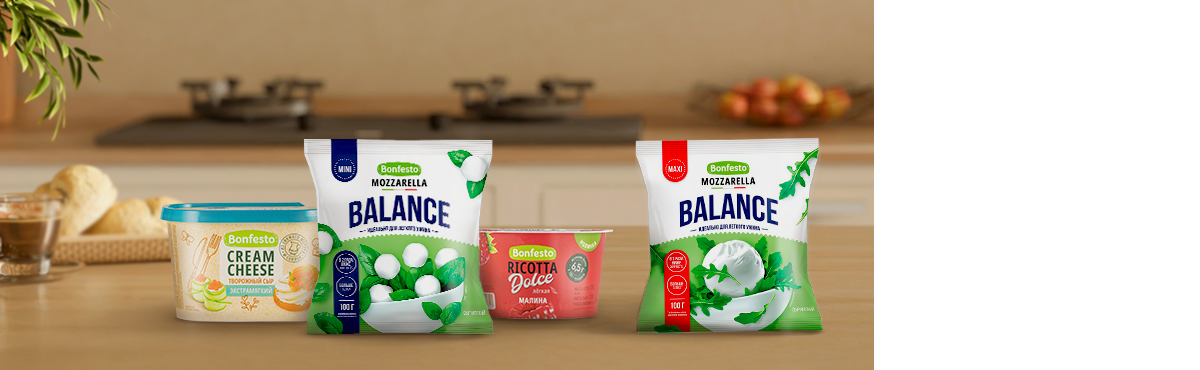 От - 22% на сыр «Бонфесто»