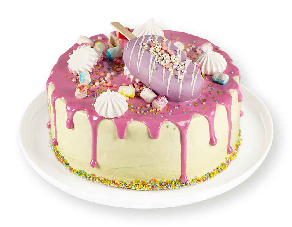 Торт «Детский» розовый